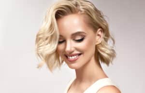 Woman with youthful skin after chemical peel in Austin, TX